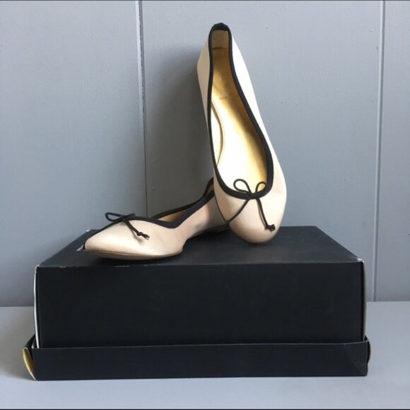 Vintage J.Crew Ballet Flats - Light Pink Satin, Size 8 - Picture 1 of 5